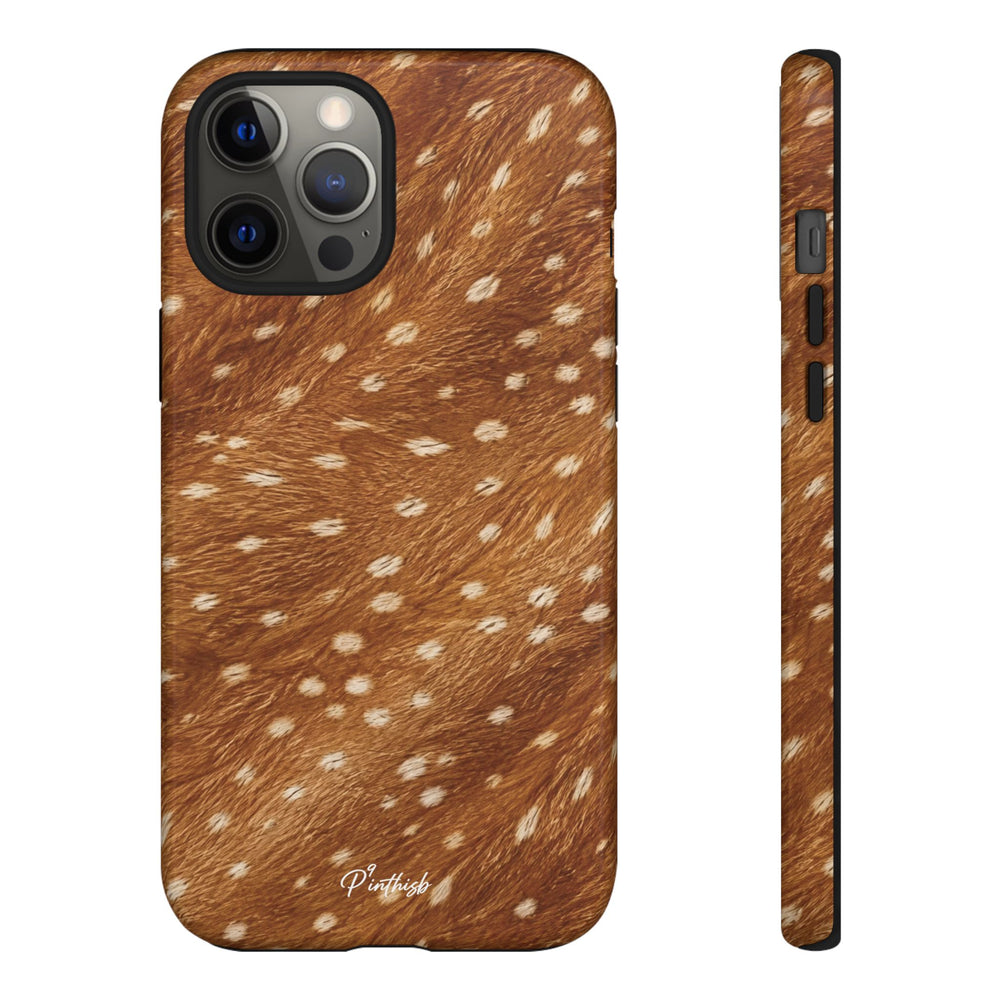 Caramel Deer Pattern Tough Case