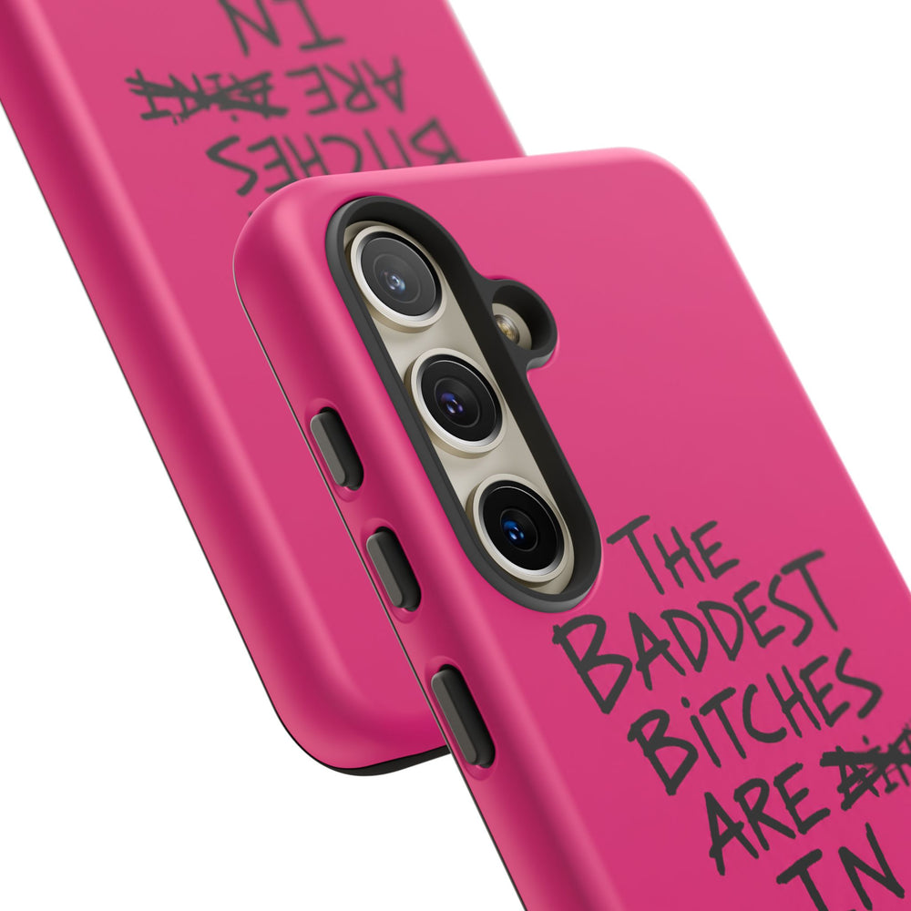 "The Baddest B*tches Are In Kukës" Hot Pink Case