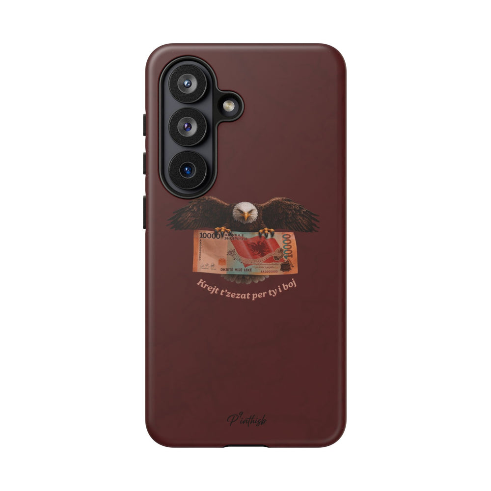 "Krejt t'zezat për ty i boj" Albanian Tough Phone Case