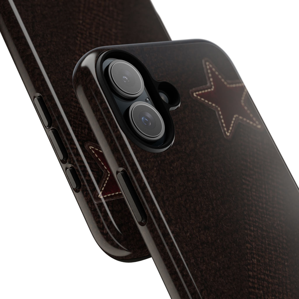 Rustic Stitched Star Phone Case