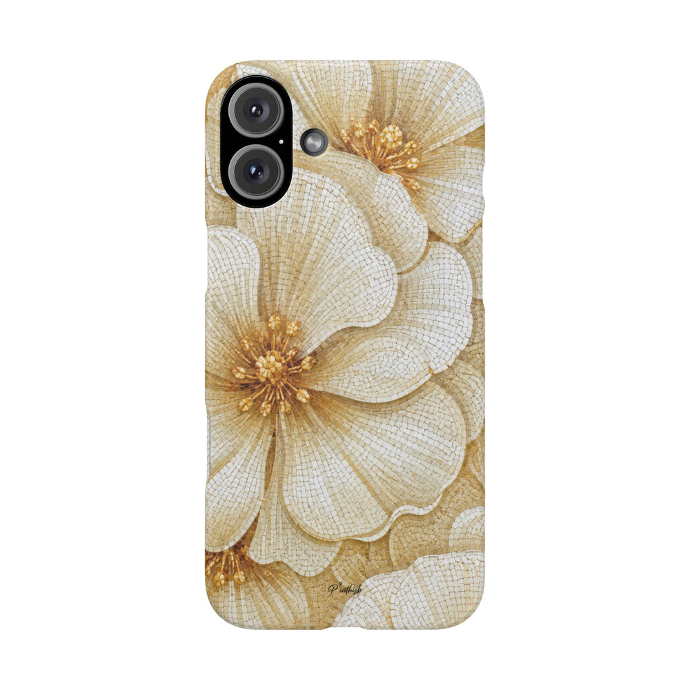 Floral Gold Bloom Snap Case