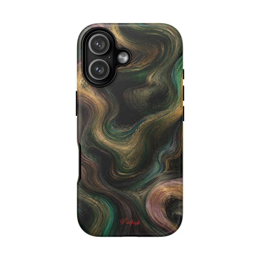 Marbled Forest Tough Phone Case