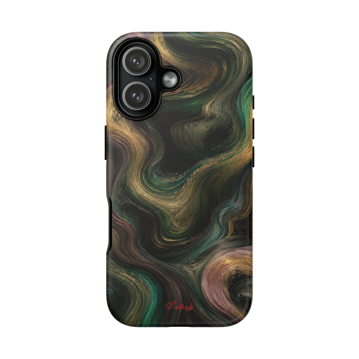Marbled Forest Tough Phone Case