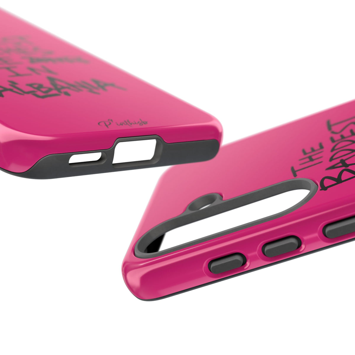 "The Baddest B*tches Are In Albania" Hot Pink Case