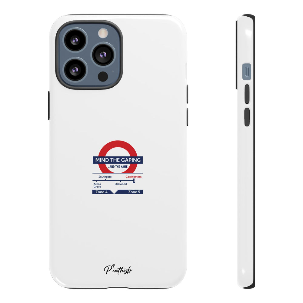 "Mind the Gaping" London Tube Parody Phone Case
