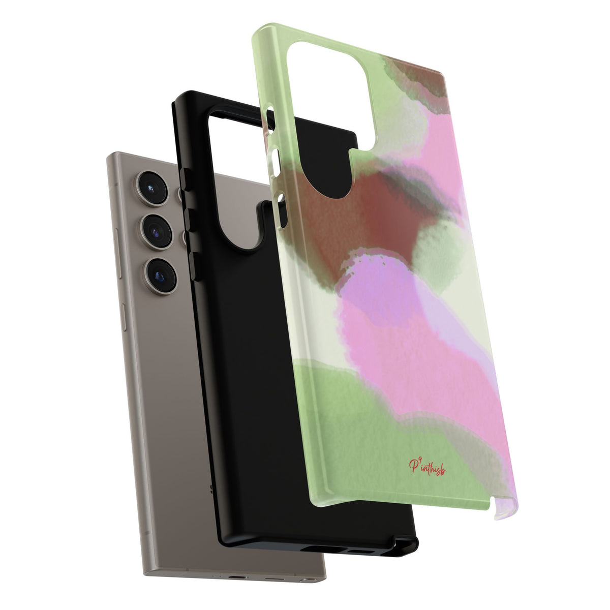 Abstract Pastel Camouflage Tough Phone Case