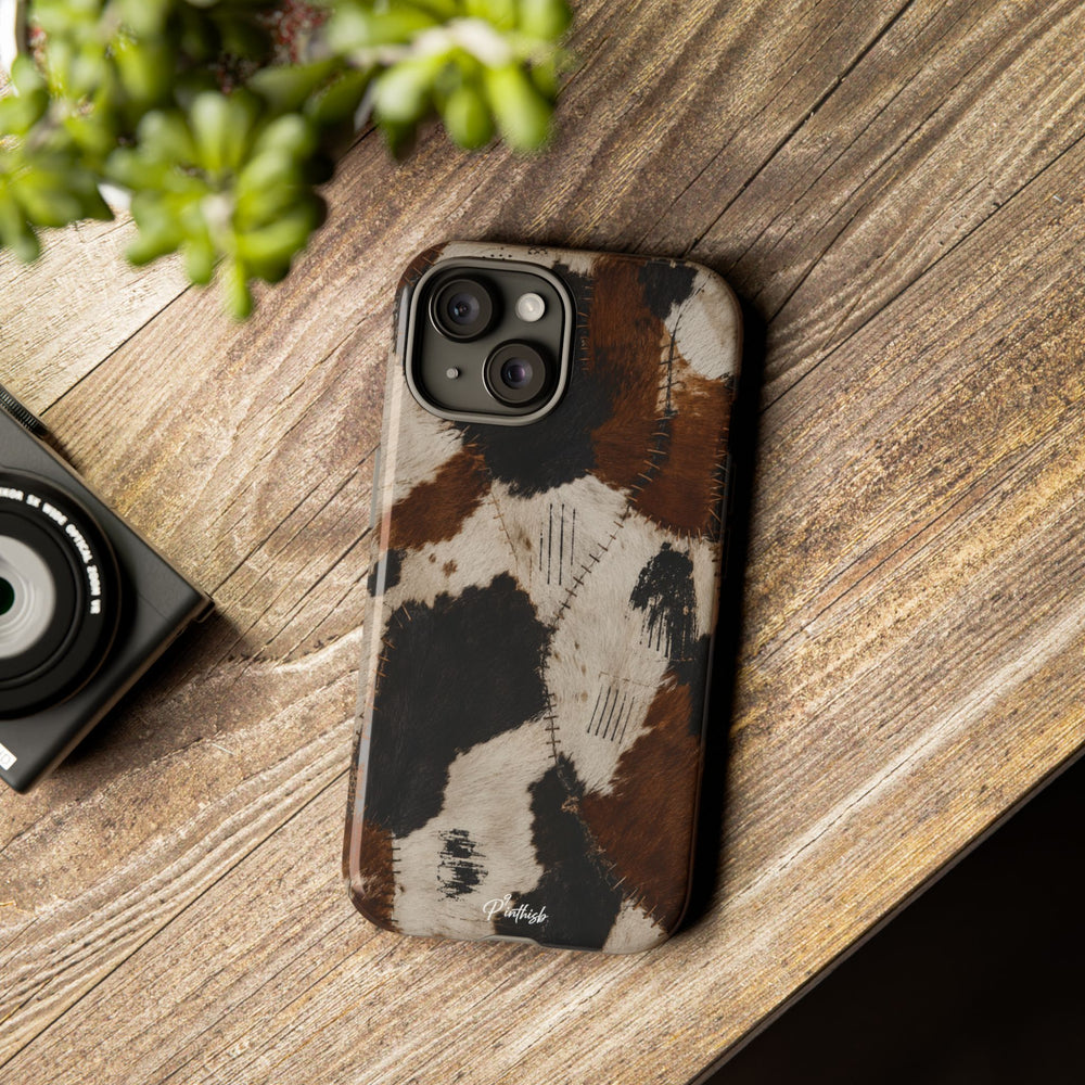 Brown & Black Animal Print Tough Case
