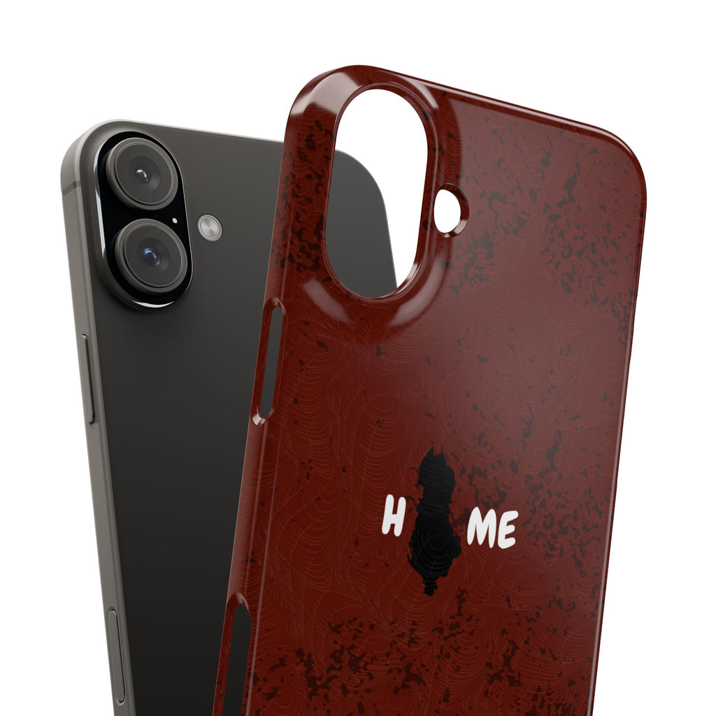 "HOME" Albania Snap Case