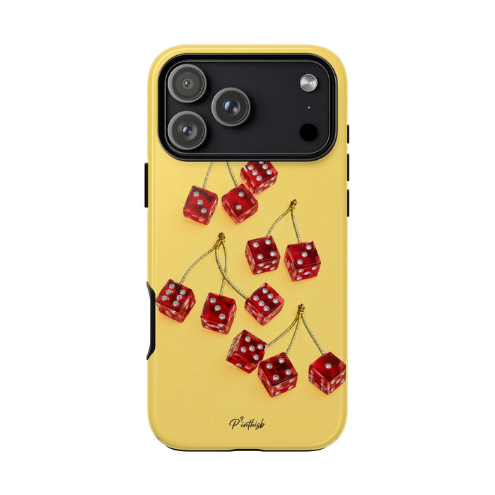 Cherry Dice Tough Phone Case