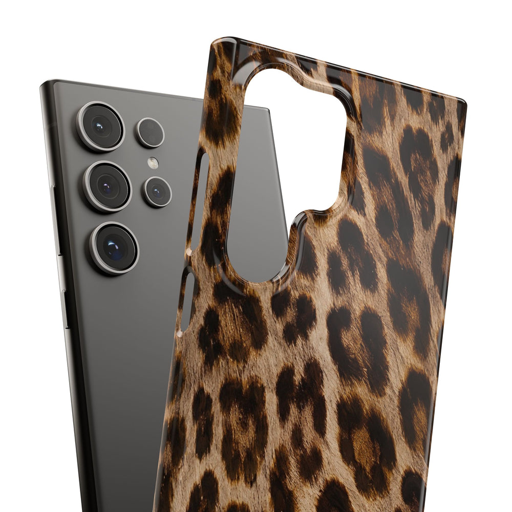 Leopard Print Snap Phone Case