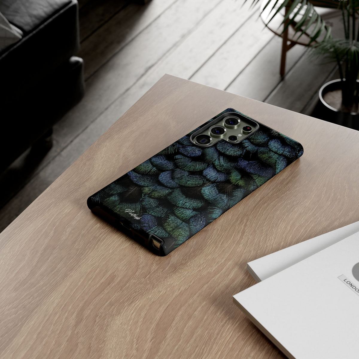Iridescent Feather Tough Case