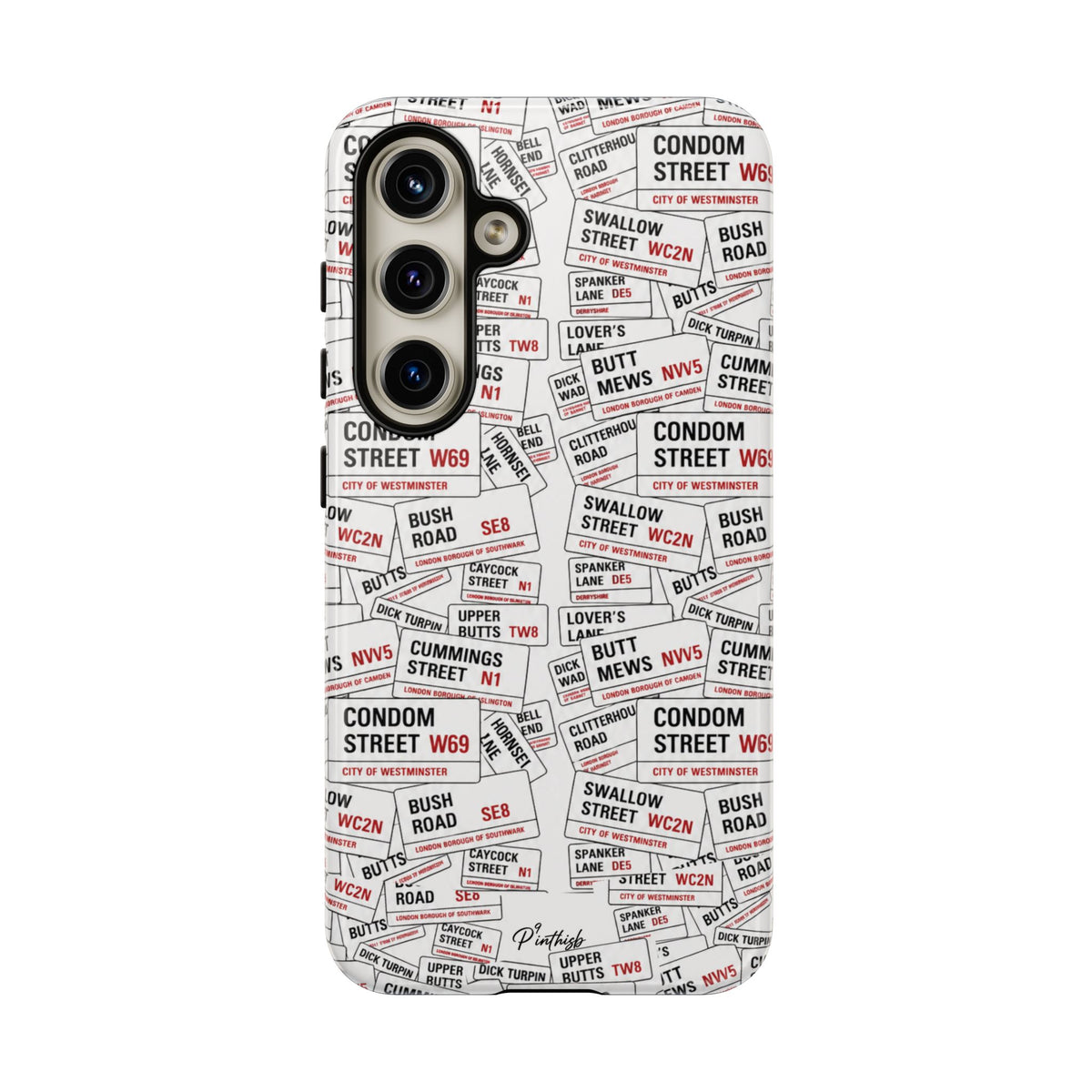 Cheeky London Street Signs Phone Case