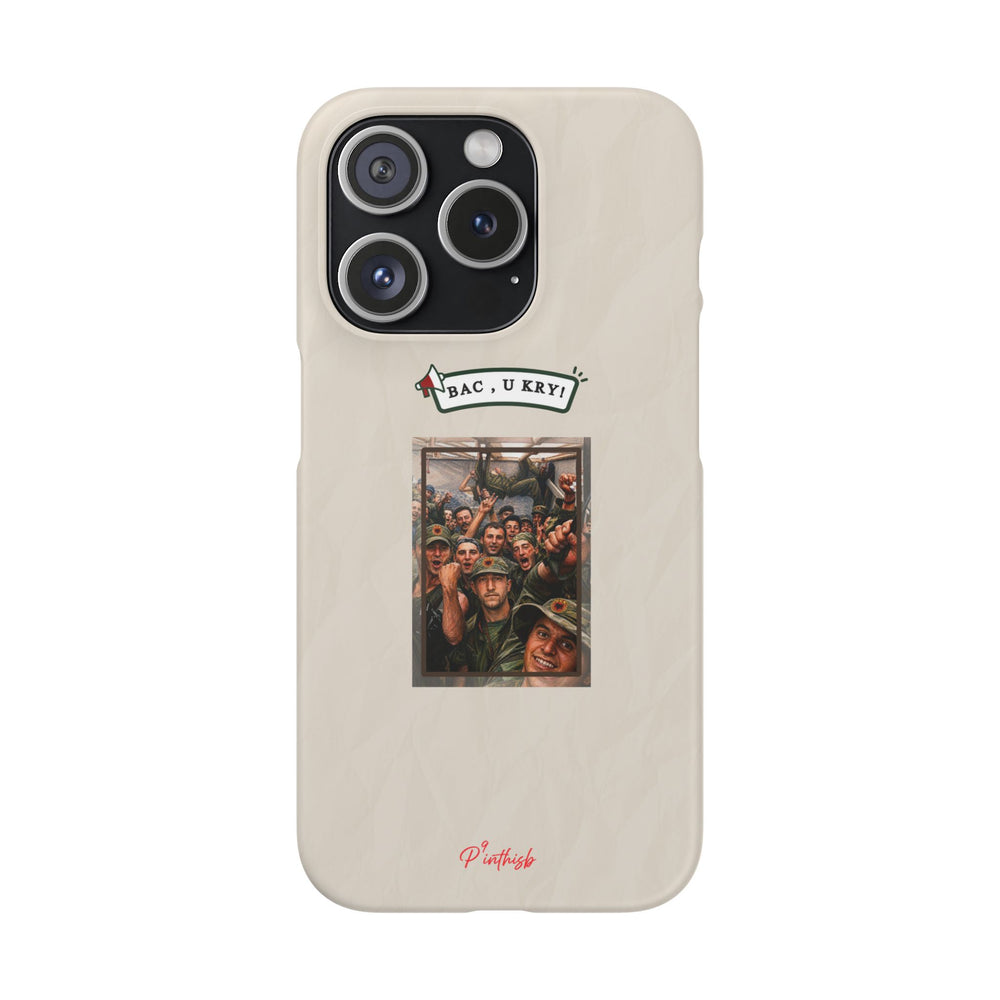 "BAC, U KRY!" Snap Case