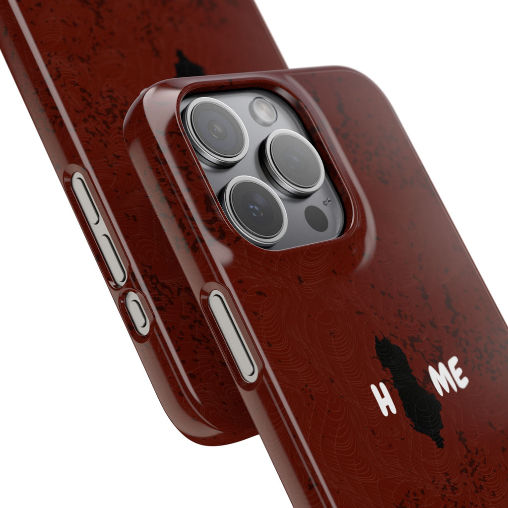 "HOME" Albania Snap Case