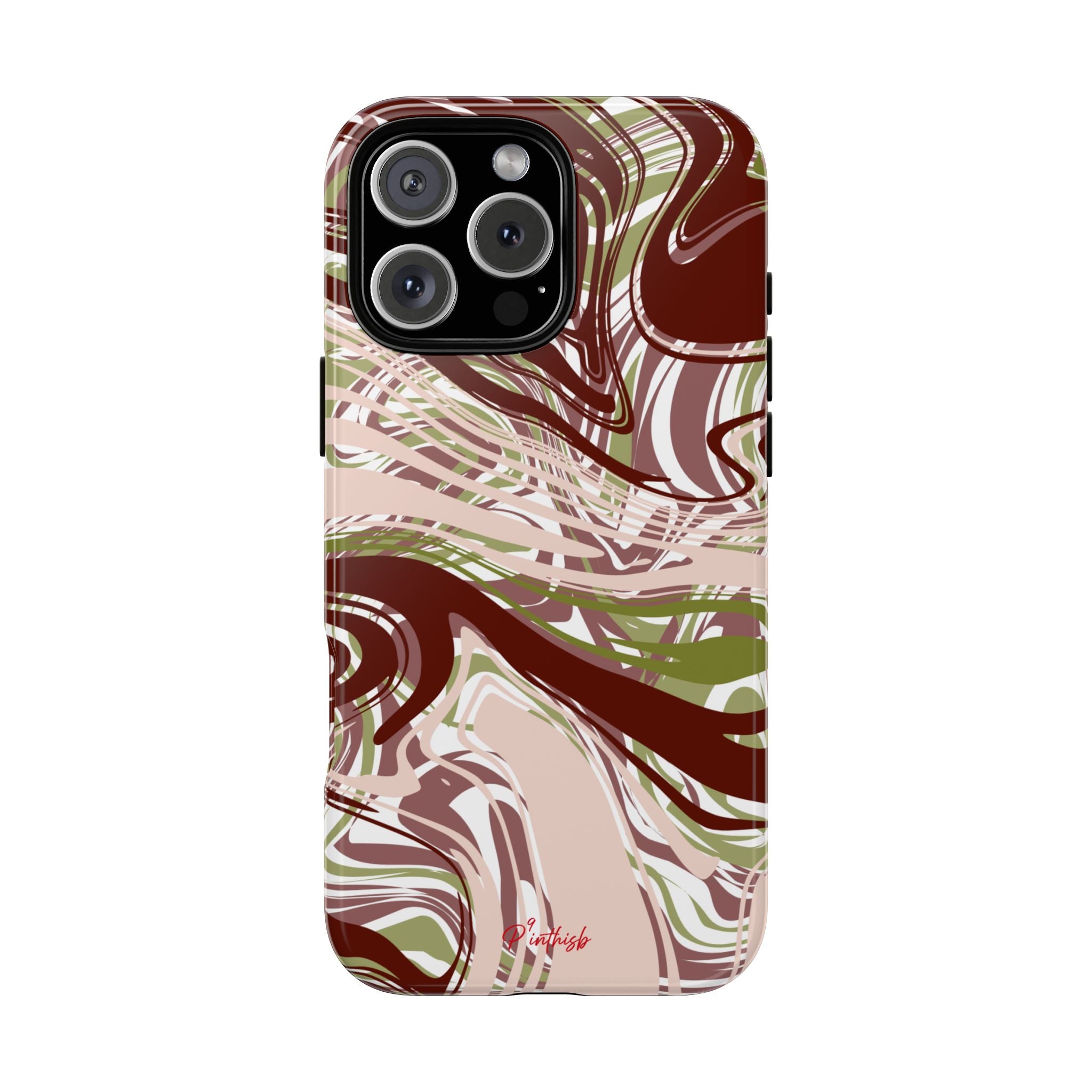 Abstract Marbled Tough Phone Case