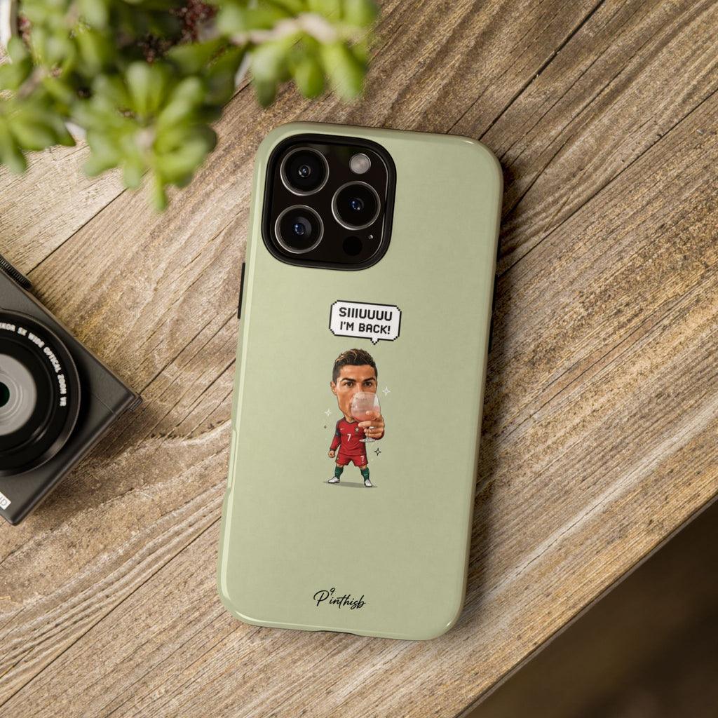 "SIIUUU, I'M BACK" CR7 Tough Phone Case