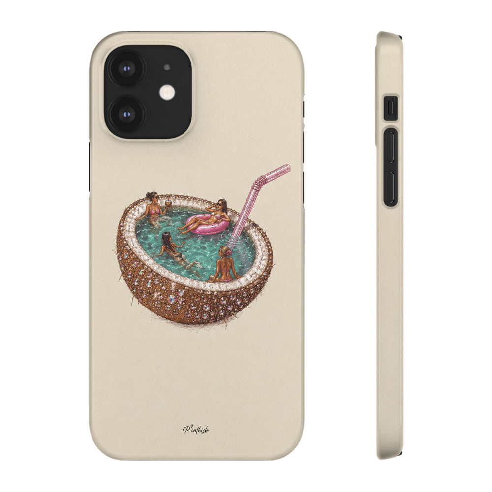 Coconut Pool Snap Phone Case