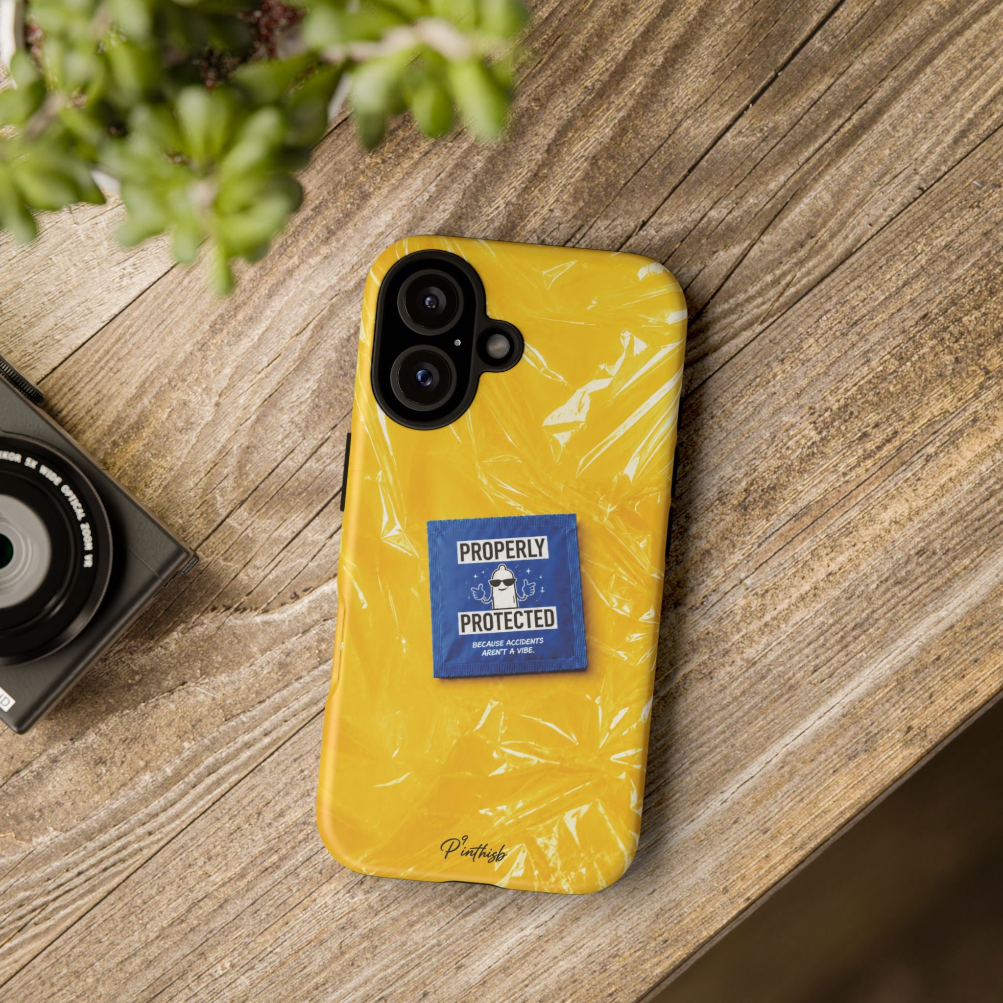 "Properly Protected" Graphic Phone Case
