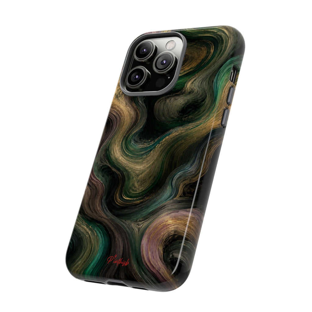Marbled Forest Tough Phone Case