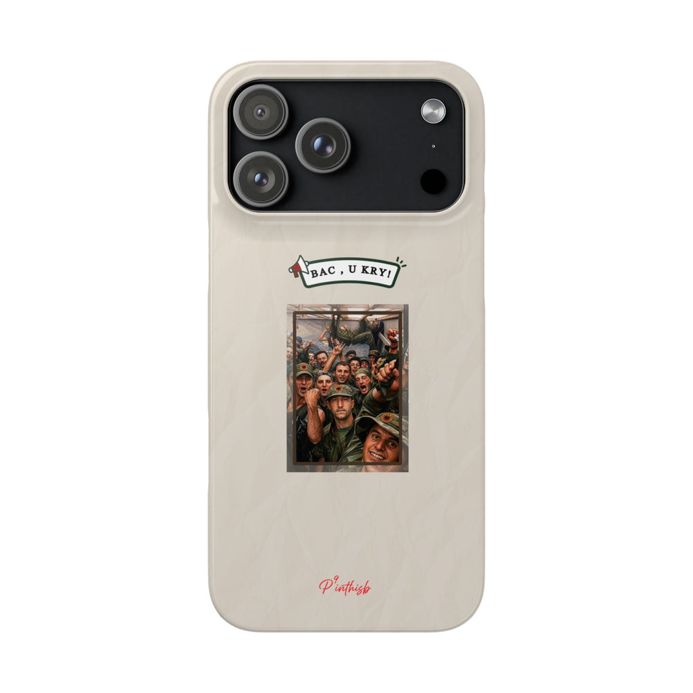 "BAC, U KRY!" Snap Case