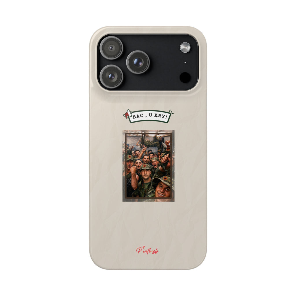 "BAC, U KRY!" Snap Case
