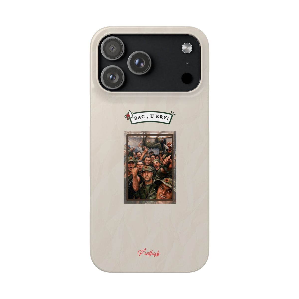 "BAC, U KRY!" Snap Case