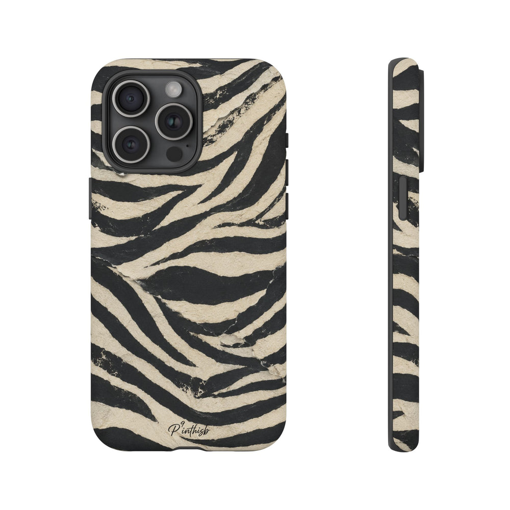 Zebra Stripe Tough Phone Case