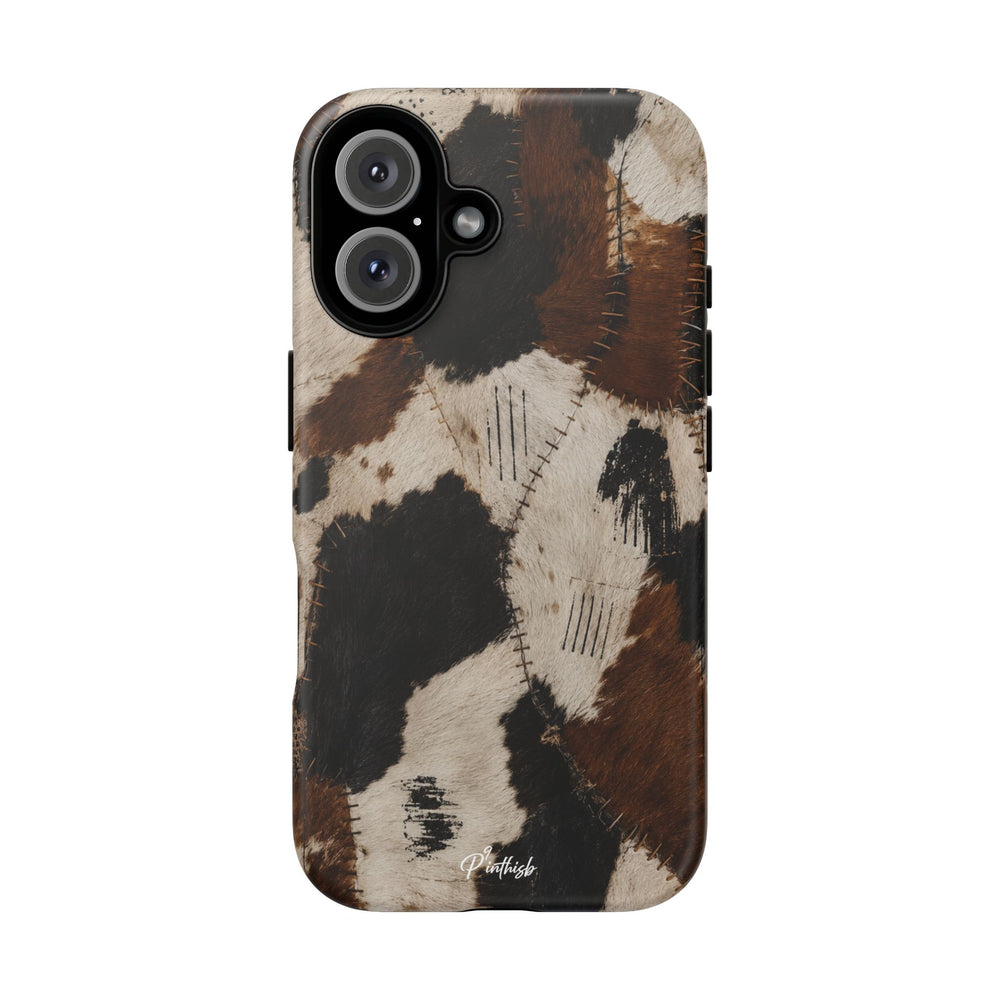 Brown & Black Animal Print Tough Case