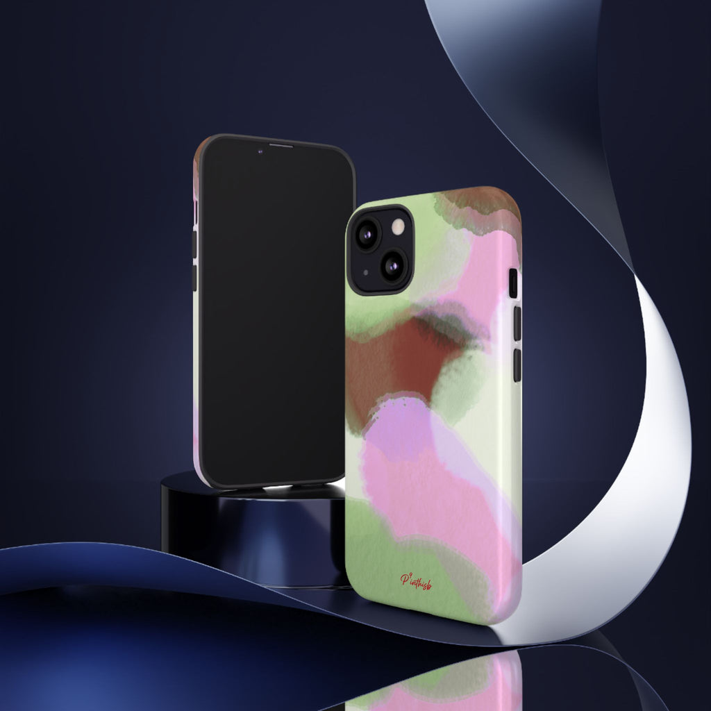 Abstract Pastel Camouflage Tough Phone Case