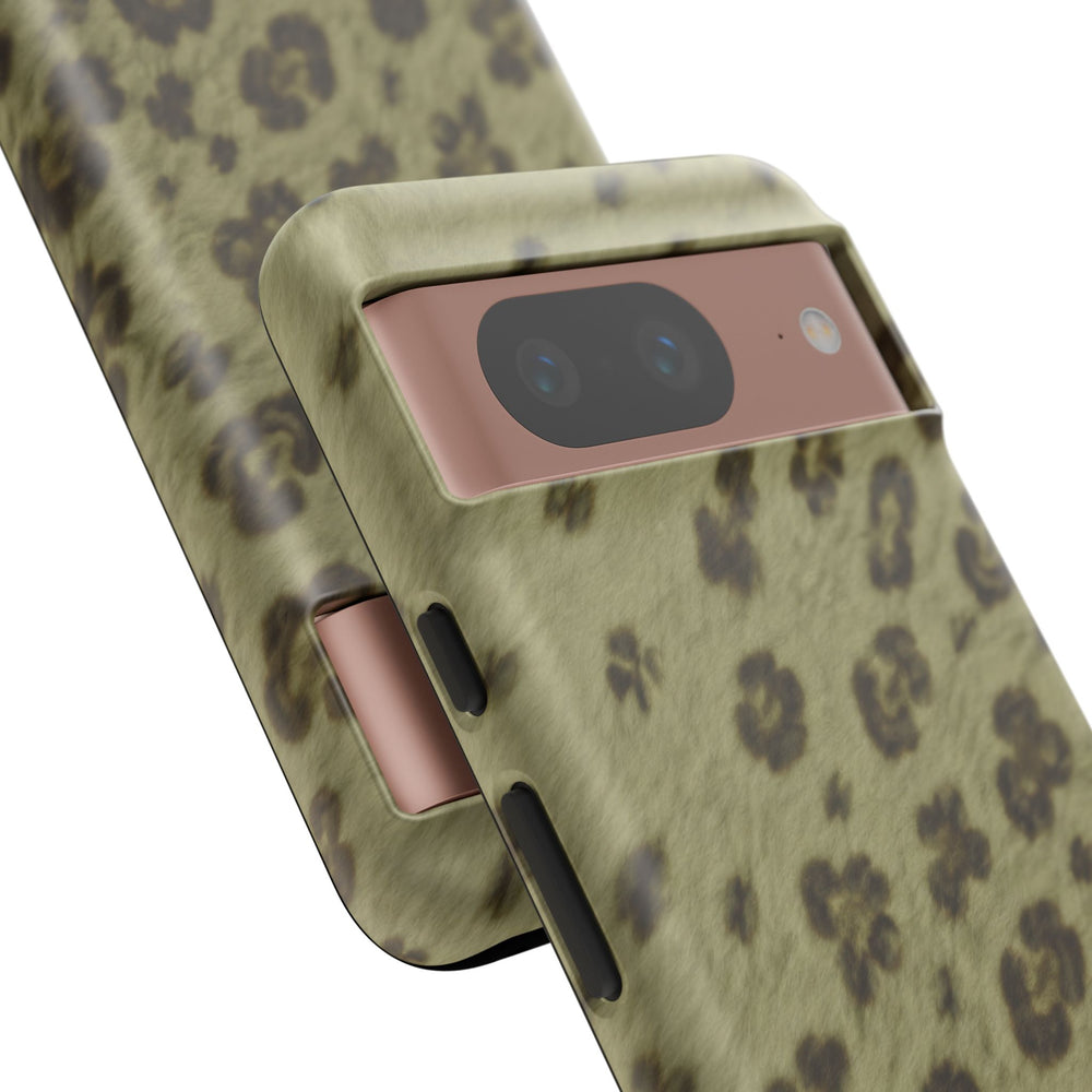 Olive Leopard Print Tough Case