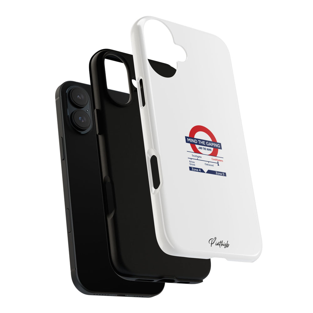"Mind the Gaping" London Tube Parody Phone Case