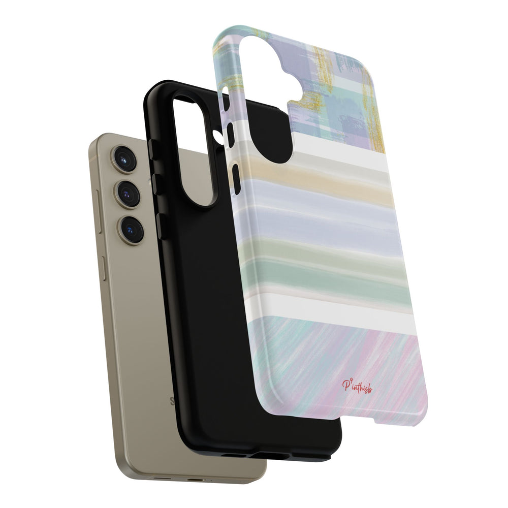 Pastel Stripe Tough Phone Case