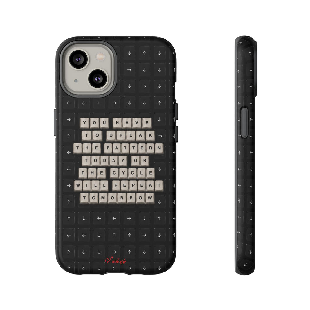 "Break the pattern" Keyboard Tough Case