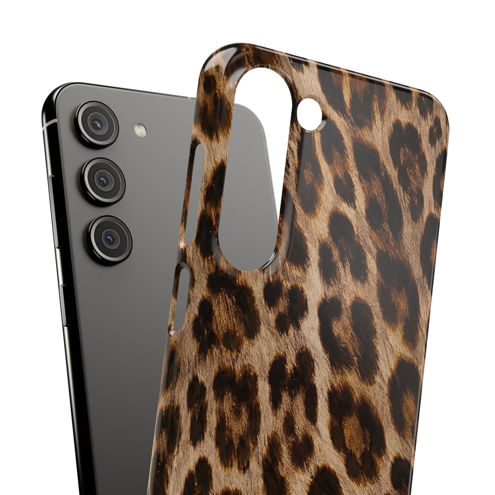 Leopard Print Snap Phone Case