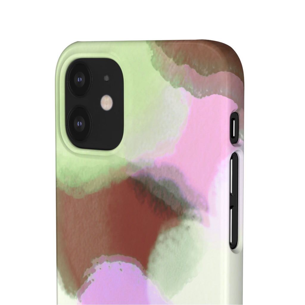 Abstract Pastel Camouflage Snap Phone Case