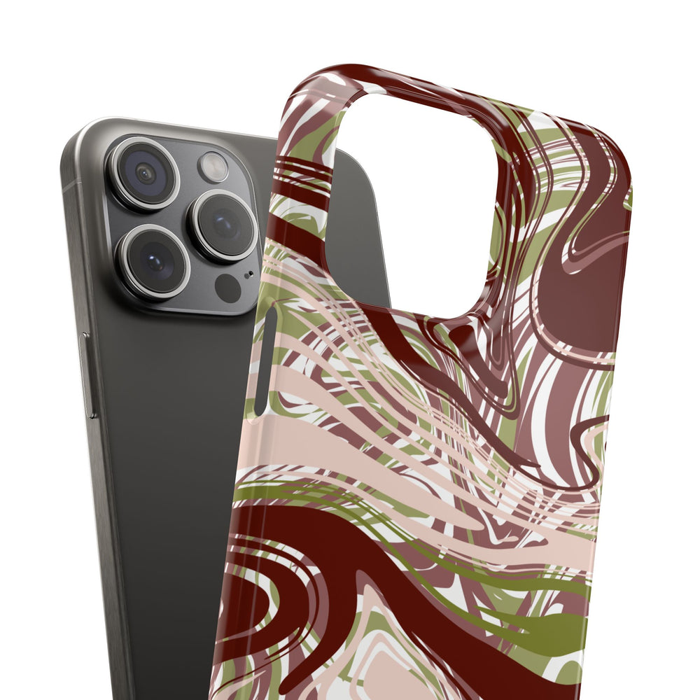 Abstract Marbled Snap Phone Case