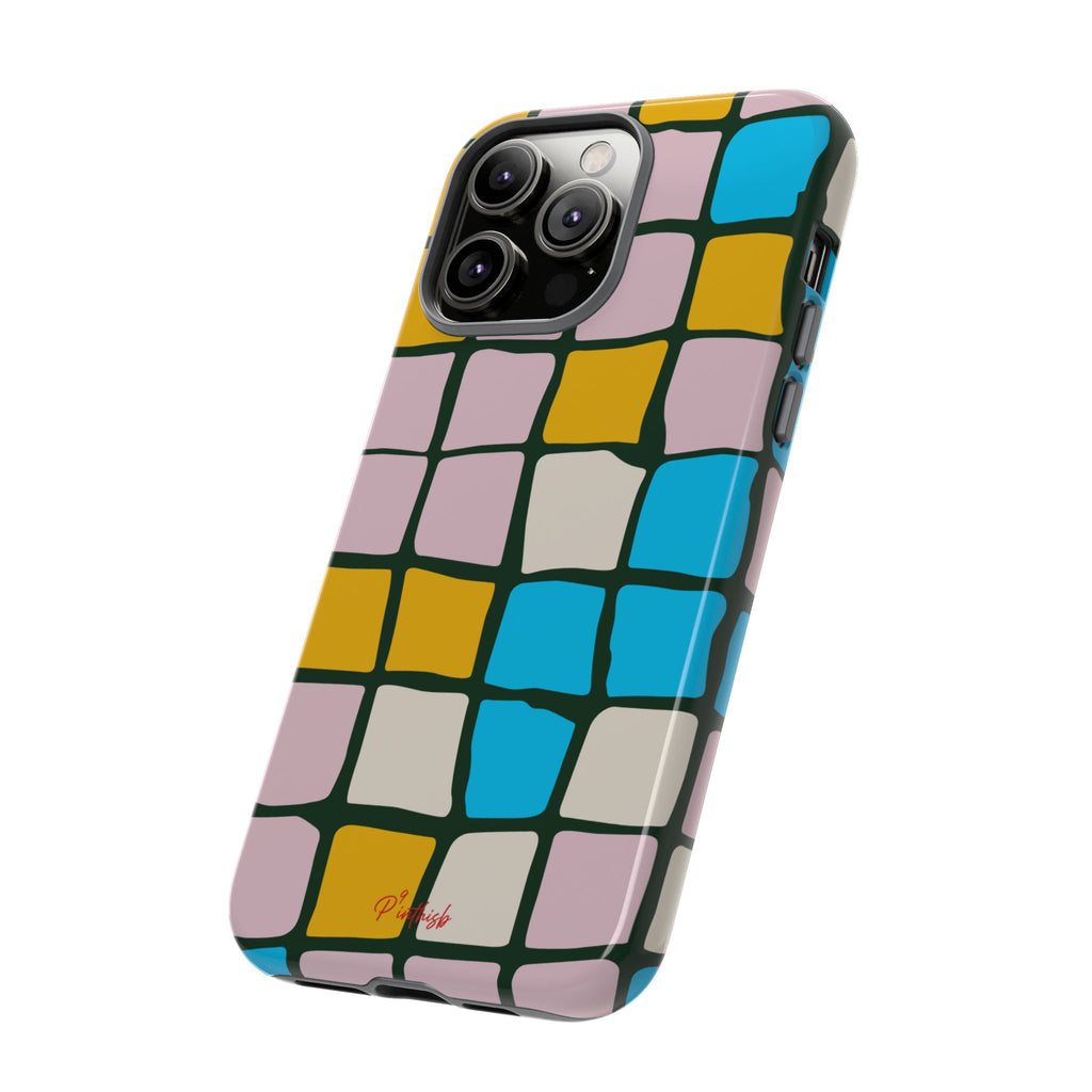 Color Grid Tough Phone Case