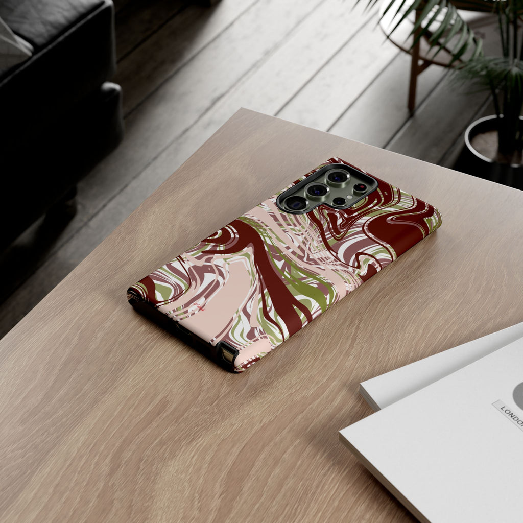 Abstract Marbled Tough Phone Case