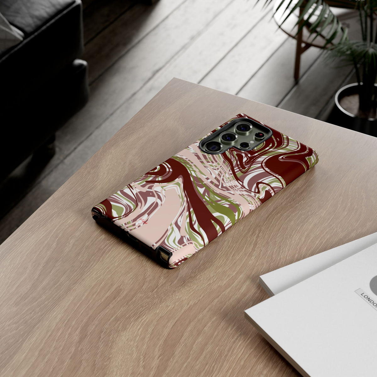 Abstract Marbled Tough Phone Case