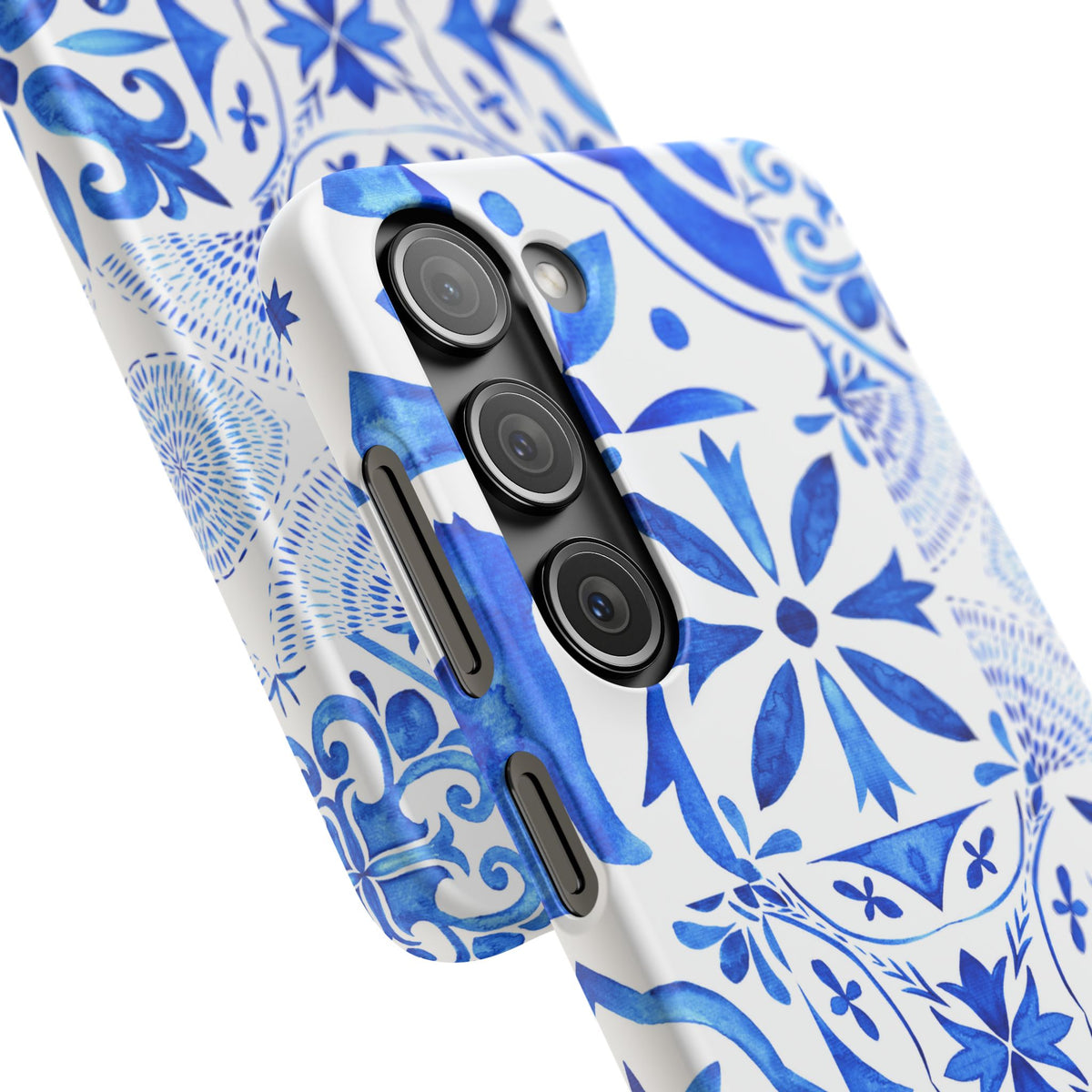 Blue Tile Pattern Snap Phone Case
