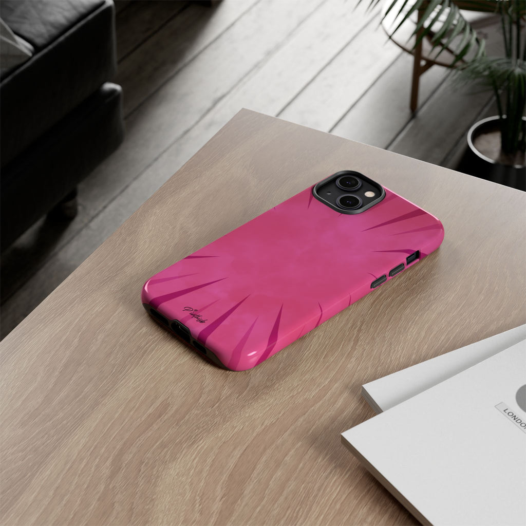 Pink Burst Tough Phone Case