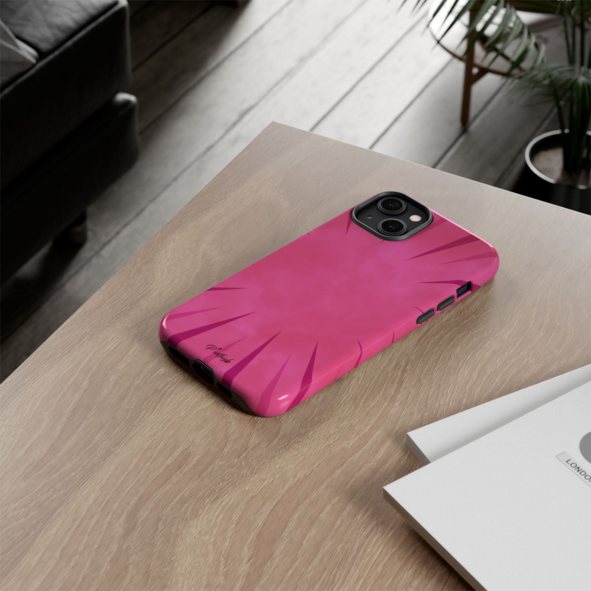 Pink Burst Tough Phone Case