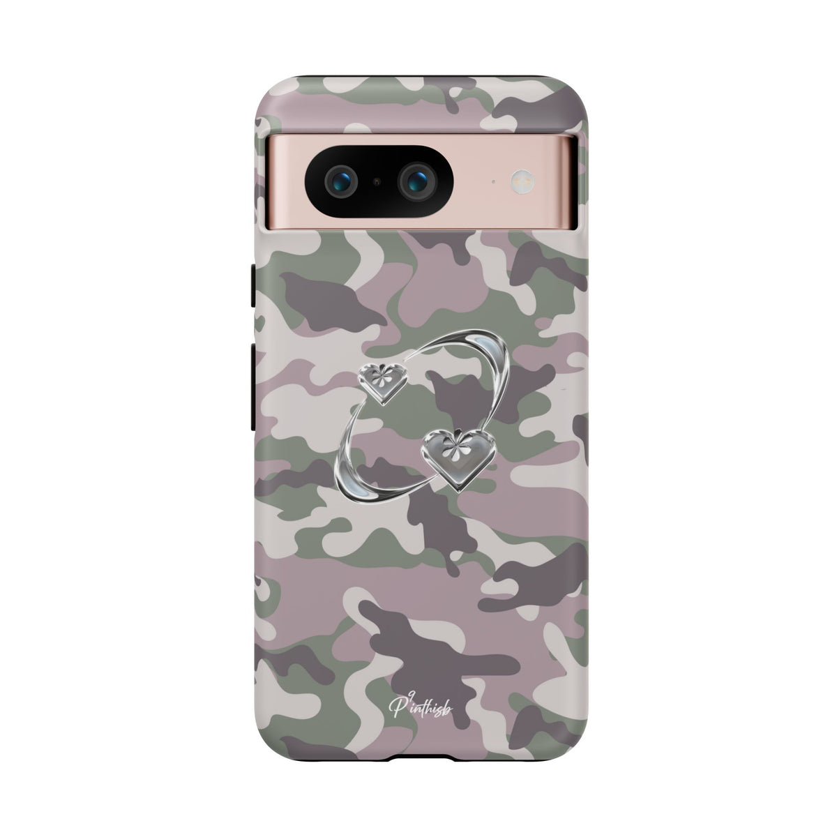 Camouflage Heart Tough Phone Case