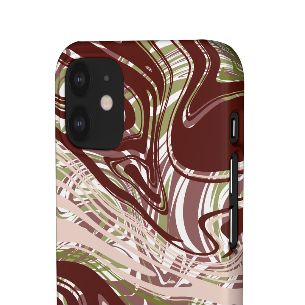 Abstract Marbled Snap Phone Case