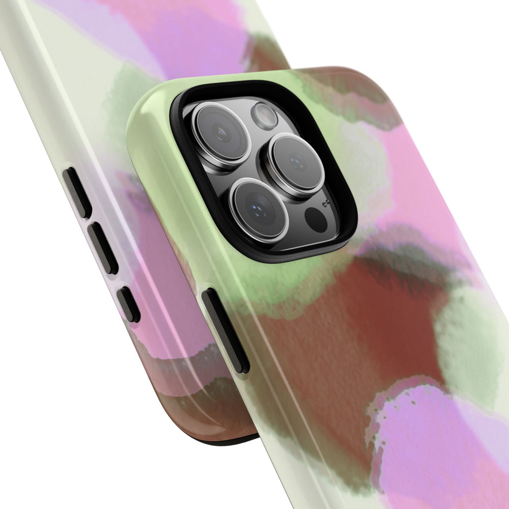 Abstract Pastel Camouflage Tough Phone Case