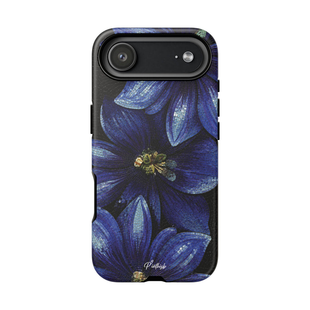 Blue Floral Tough Case