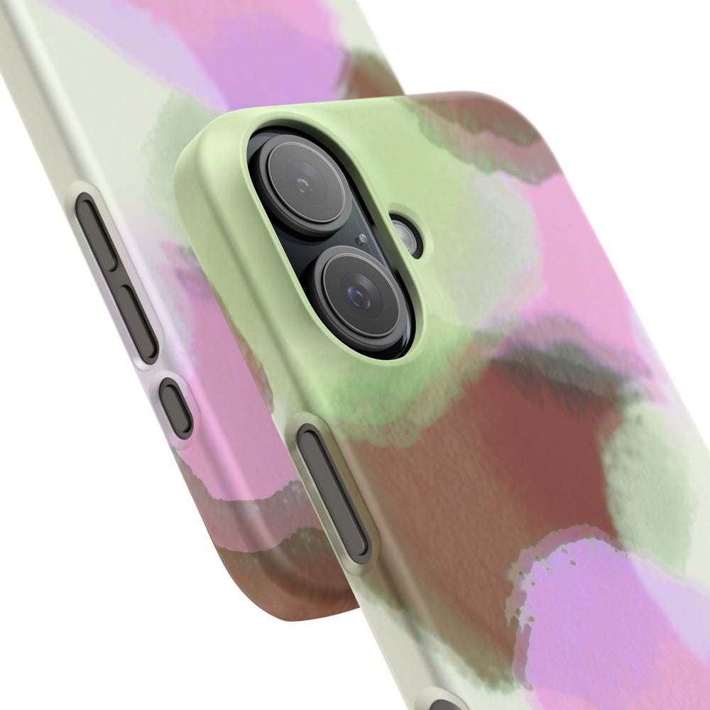 Abstract Pastel Camouflage Snap Phone Case