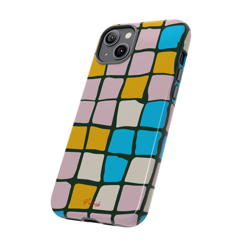 Color Grid Tough Phone Case