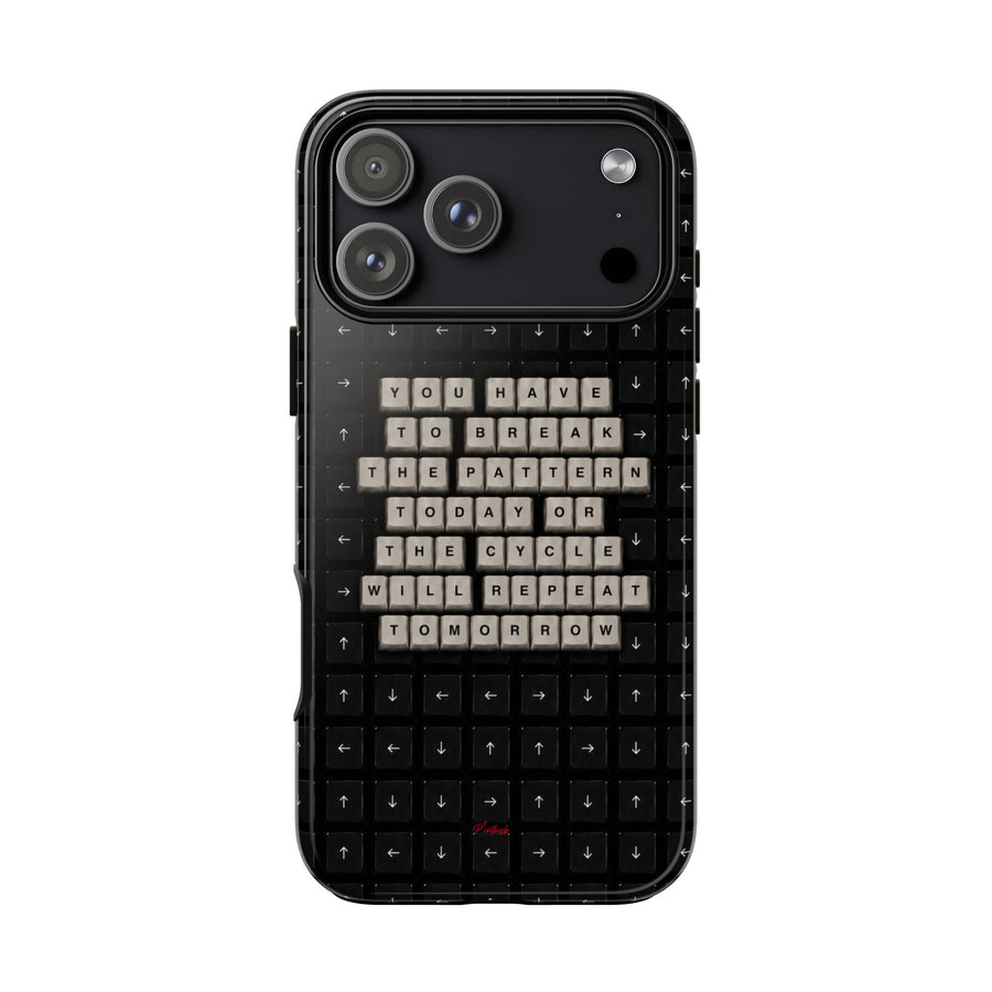 "Break the pattern" Keyboard Tough Case