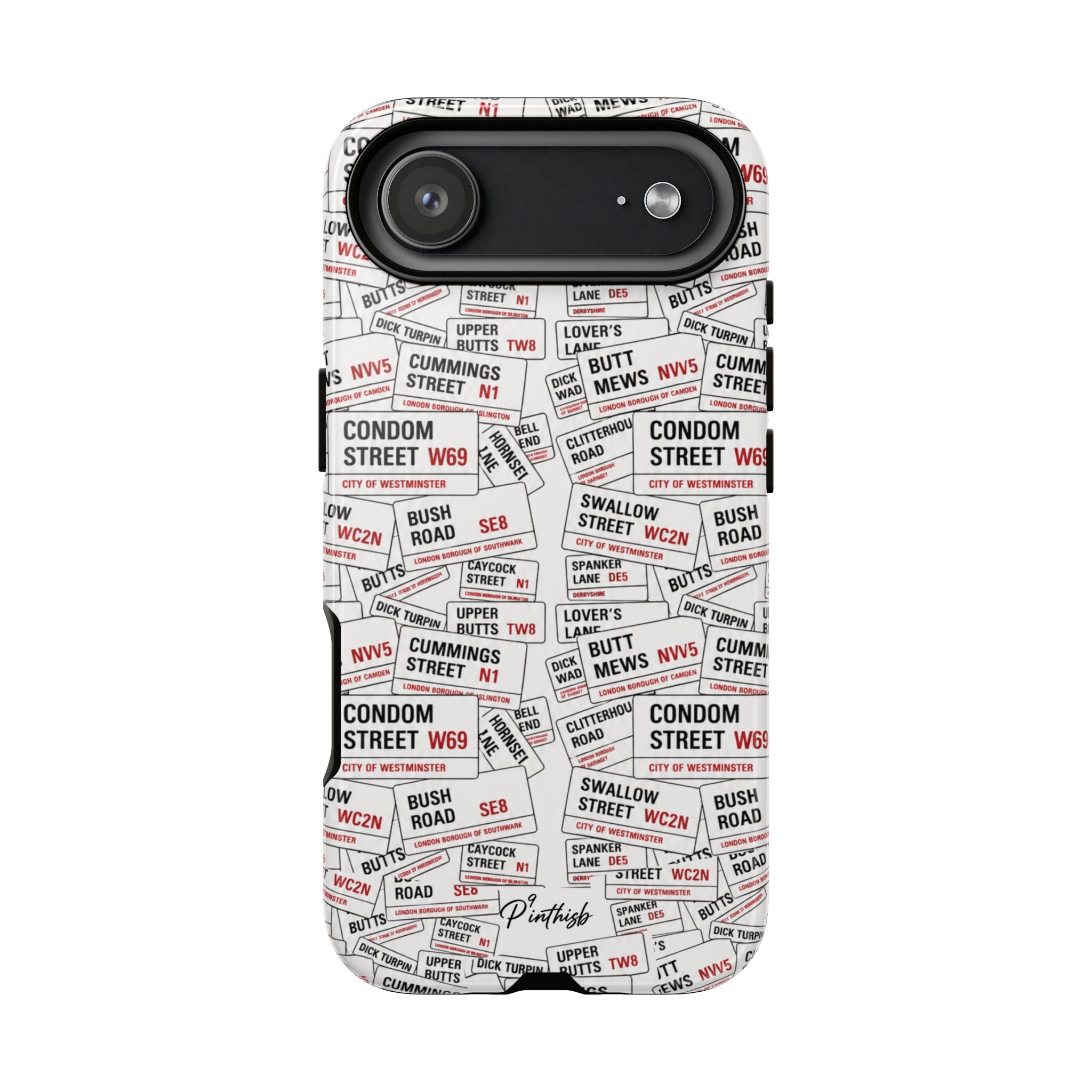 Cheeky London Street Signs Phone Case